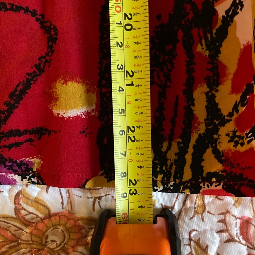 Vibrant Floral Blouse - Red and Yellow - Picture 4 of 8